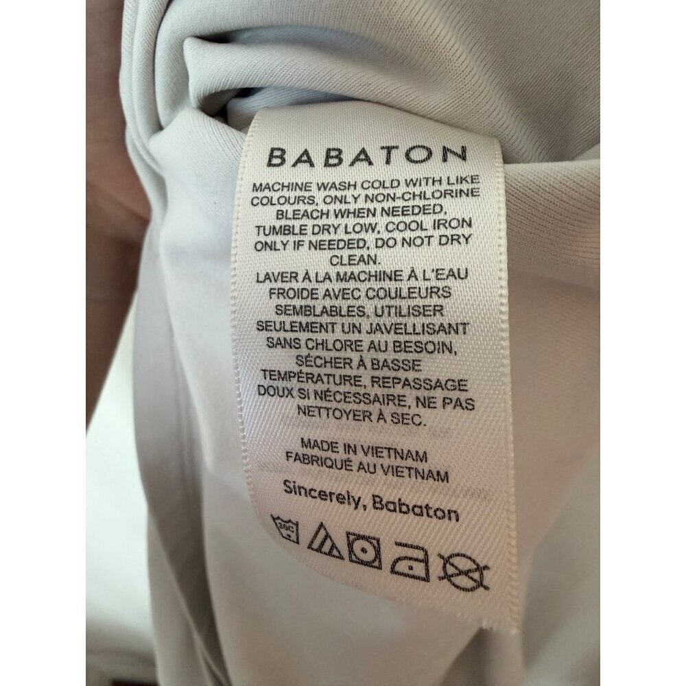 Babaton Contour Ruched Bodycon Racerback Tank Dress In Light Beige Size Large - Picture 5 of 6
